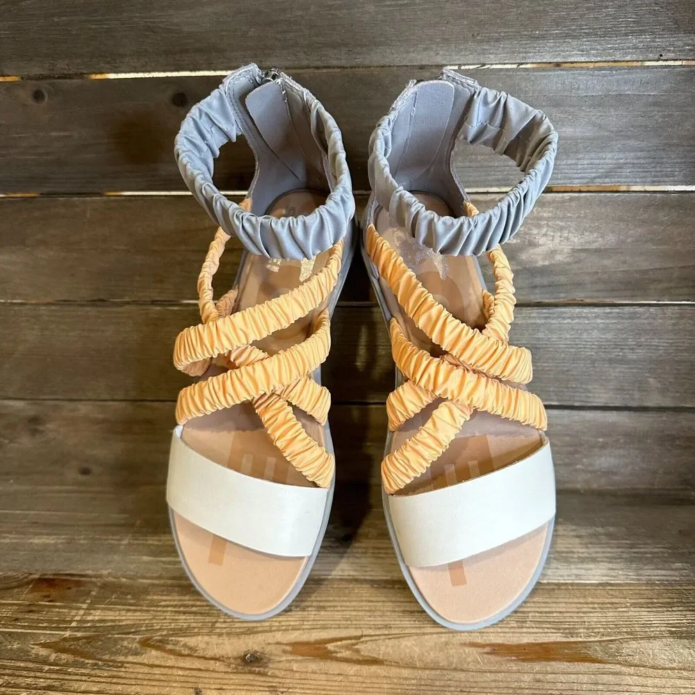 New NWOB Womens Shoes Sorel ELLA II Strappy Gladiator Comfort Sandals Size 7‎ M